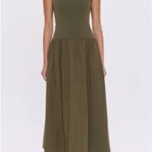 Pistola Mavo Strapless Midi Dress